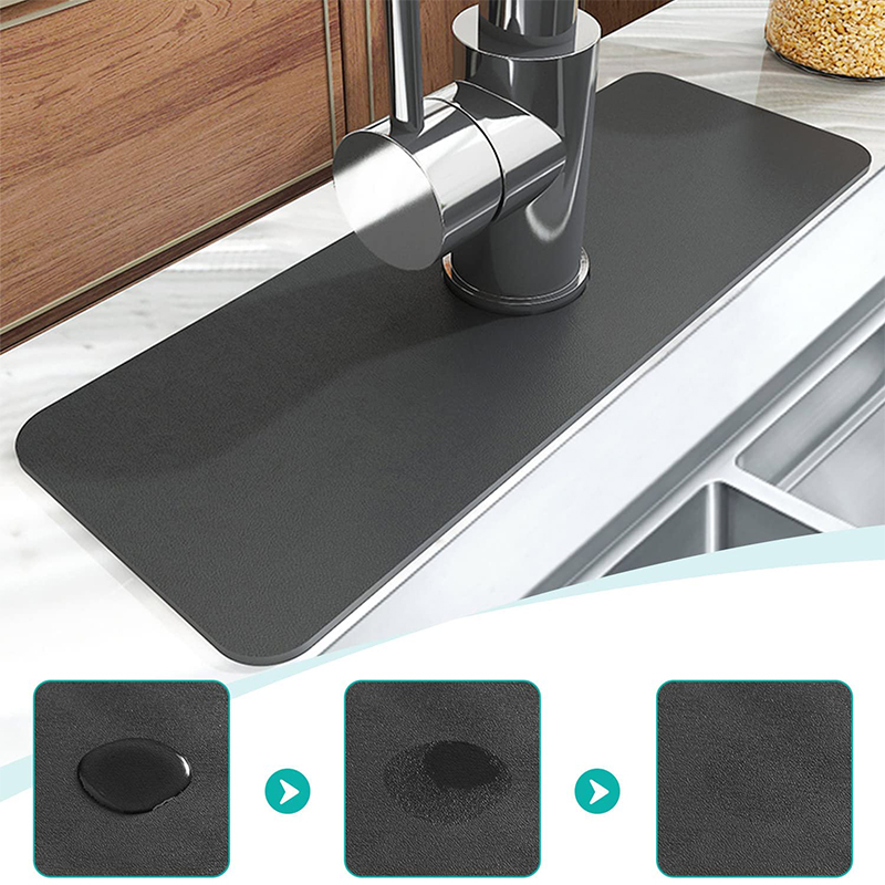 Silicone Tap Washer - ترقية دياتوميت بالوعة سبلاش الحرس صنبور