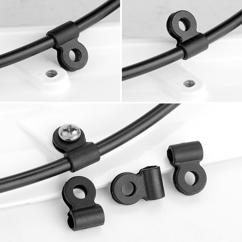 مشبك تثبيت كابل الدراجة الهوائ - مراجعة Plastic Pipe Clip وسعره