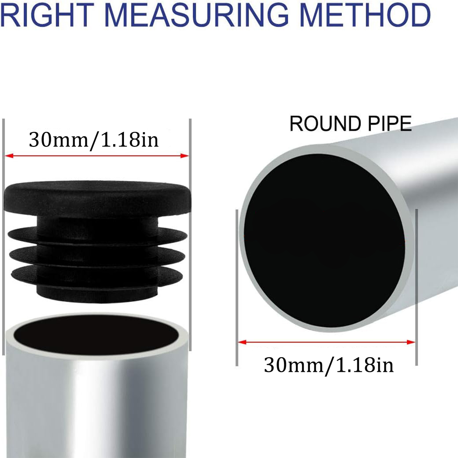8-40 قطعة من أغطية نهاية الأنا - مراجعة Plastic Pipe Clip وسعره